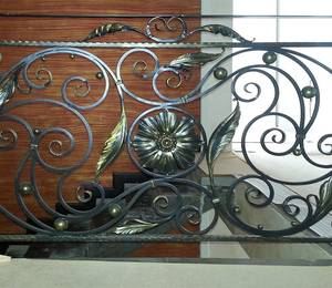 Установленное ограждение